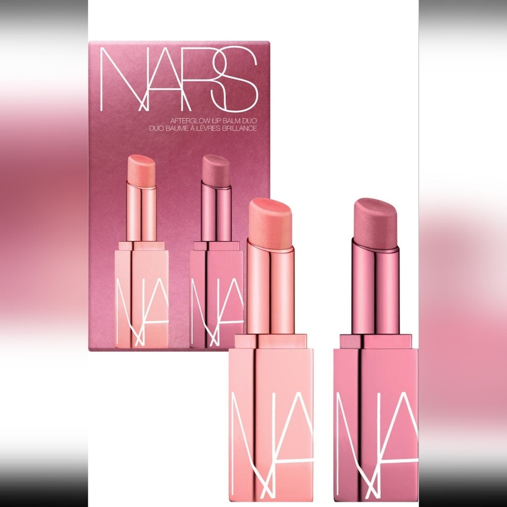 NARS Afterglow Lip Balm Duo - Soft Pink and Nude